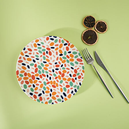 Aryıldız Karnaval Servis Tabağı 6 Parça 24 cm