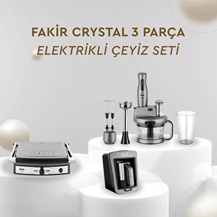 Fakir Crystal 3 Parça Elektrikli Çeyiz Seti