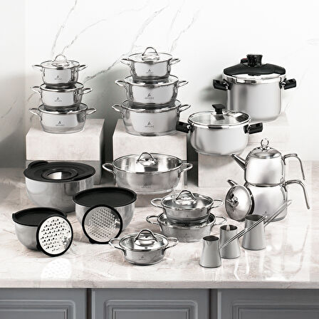 Aryıldız Solo 41 Parça Çelik Çeyiz Seti