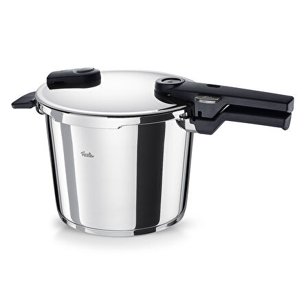 Fissler Vitaquick Glossy 6 Litre Düdüklü Tencere + Kırmızı Cenit Tava Set