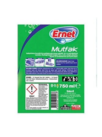 Ernet Mutfak Temizleyici 750 ml