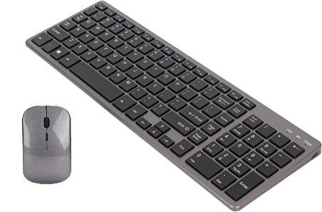 Oteeto Tab12 Pro 10.1" Uyumlu Kablosuz Bluetooth Şarjlı Sessiz Klavye Mouse Seti