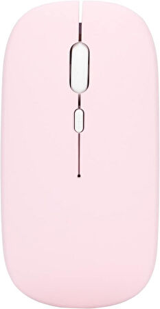 Ulefone Armor Pad 2 11" Uyumlu Kablosuz Bluetooth Pilli Optik Mouse - Pembe