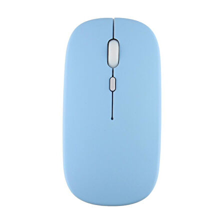 Technopc TM-T08U 8" Uyumlu Kablosuz Bluetooth Pilli Optik Mouse - Mavi