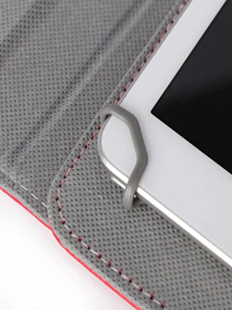 Poco Pad Tablet 12.1" Dönerli Standlı Deri Tablet Kılıfı - Beyaz