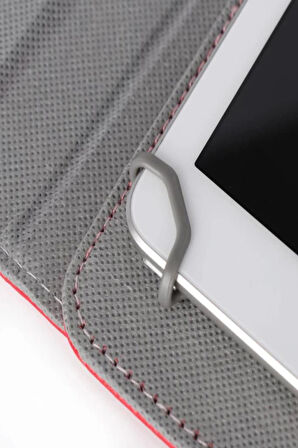 Swipe X1 10.1" Dönerli Standlı Deri Tablet Kılıfı - Pembe