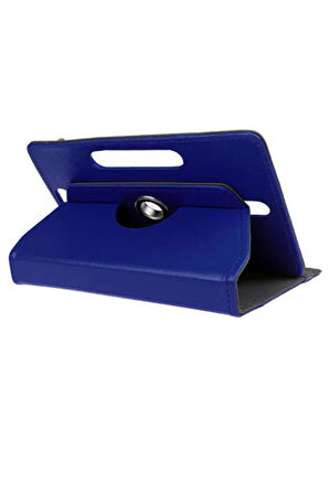 Sprange L10 10.1" Dönerli Standlı Deri Tablet Kılıfı - Lacivert