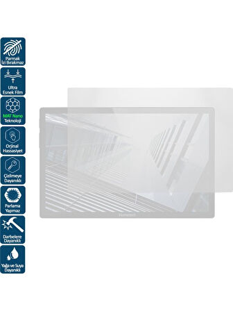 Hometech Alfa 10TB 10.1" Mat Nano Esnek Cam Ekran Koruyucu Film