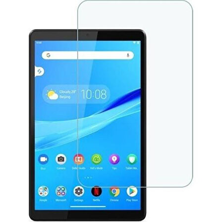 Lenovo Tab M8 HD (2.Nesil) TB-8505F 8" Dönerli Standlı Deri Tablet Kılıfı - Ekran Koruyucu - Pembe