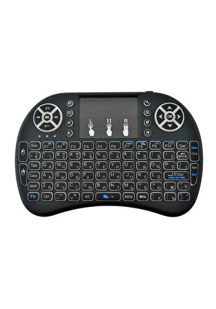 Smartab ST7160BK 7" Uyumlu Wireless Touchpadli Işıklı Şarj Edilebilir Dokunmatik Mini Klavye