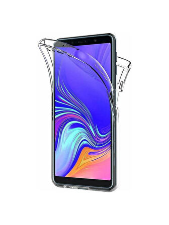Xiaomi Mi 6X Uyumlu 360° Ön Arka Tam Koruyucu Şeffaf Silikon Full Body Kılıf