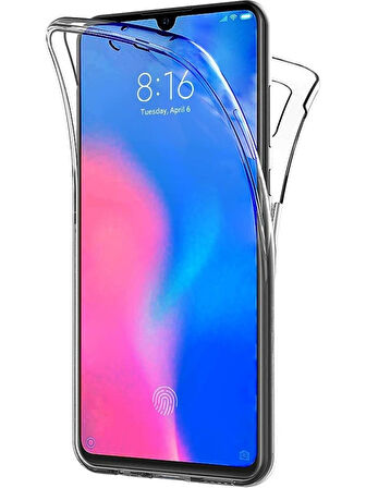 Xiaomi Mi 15 Pro Uyumlu 360° Ön Arka Tam Koruyucu Şeffaf Silikon Full Body Kılıf