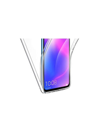 Xiaomi Mi 14 Uyumlu 360° Ön Arka Tam Koruyucu Şeffaf Silikon Full Body Kılıf