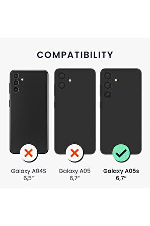 Samsung Galaxy A05s Uyumlu 360° Ön Arka Tam Koruyucu Şeffaf Silikon Full Body Kılıf