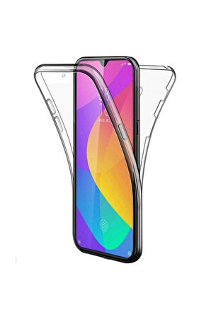 Huawei Mate 30 Pro Uyumlu 360° Ön Arka Tam Koruyucu Şeffaf Silikon Full Body Kılıf