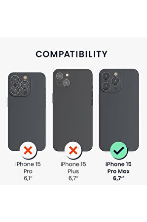 Apple iPhone 15 Pro Max Uyumlu 360° Ön Arka Tam Koruyucu Şeffaf Silikon Full Body Kılıf