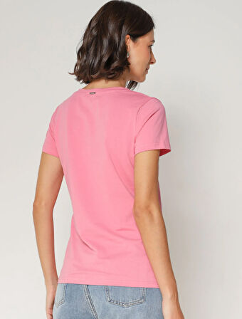 Kadın Uzun Basic Örme T-shirt