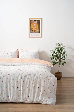 Soft Çiçekli Tek Kişilik Nevresim Takımı Pamuklu