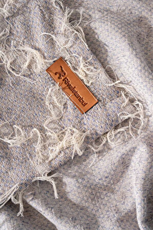 Ferly Püsküllü Gri Çift Kişilik Jakarlı Deluxe Uyku Seti 3 Parça Yatak Örtüsü Seti