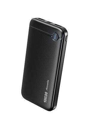 Azeada 10000 mAh 5v-2a Powerbank Type-C / Usb Giriş Led Işıklı Gösterge
