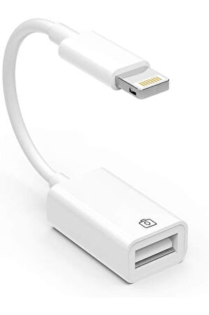 Lightning To Usb Çevirici Otg Usb Kamera Adaptörü İos 13 Üzeri Dönüştürücü