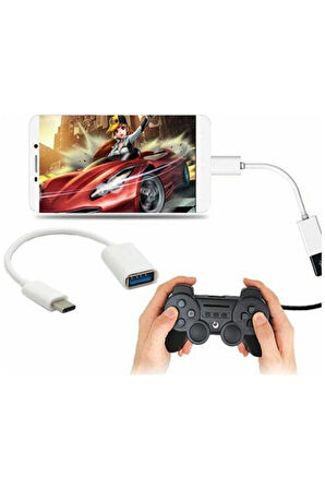 Usb 3.1 Type C To Usb 3.0 Dişi Otg Kablo 15 cm Otg Kablo Dönüştürücü Çevirici Adaptör