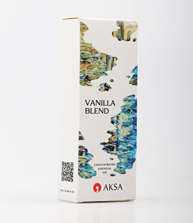 Vanilla Blend Deri Kılıflı Özel Kutulu 9 ML Aksa Esans Lüks Seri Koku Metal Roll-on Bilyalı