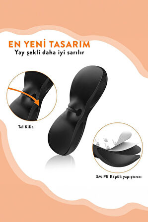1 Adet Kendinden Yapışkanlı Kablo Koruyucu Toplayıcı Düzenleyici Kablo Organizeri Toplarlayıcı Sargı