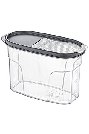 Embox Çift Kapak Sistemli Erzak Kabı - Hava Aldırmaz Kapaklı Saklama Kabı 1200 ML 12 x 20 Cm