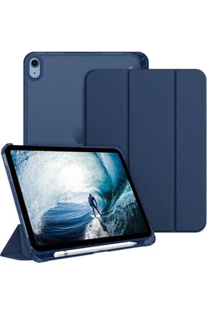 Apple iPad Air 5. Nesil 10.9 Tablet Kılıf Flip Cover Kalem Bölmeli 10.Nesil DEĞİL-A2588 A2589 A2591
