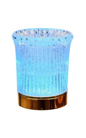 Kristal RGB 16 Renk Led Lamba Dokunmatik USB Şarjlı Şık Gece Lambası Masa Lambası PR-0367