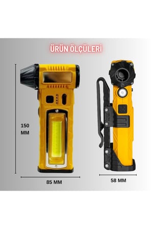 Şarjlı Mini Jet Turbo Fan Araç Kurutucu Led Işık Çakar İkaz Devir Ayarlı Mangal Üfleme Klavye Temizl