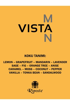 Vista Erkek Parfüm 100 ML Edt For Man Uzun Süre Kalıcı