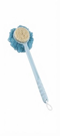 Çift Taraflı Banyo Lifi – 39 cm Uzun Saplı Sırt ve Vücut Kesesi Banyo Lifi Sırt Yıkama Süngeri