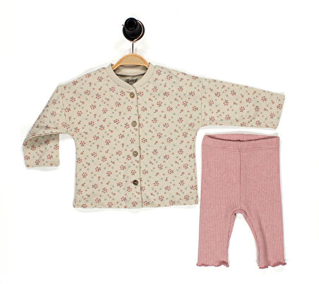 KD21230 Kız Bebek Takım 3-6/6-9/9-12/18-24 Ay