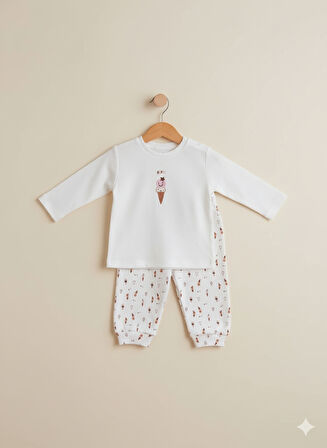 Kız Bebek 2'li Baskılı Takım (6-9 / 9-12 / 18-24 / 24-36 Ay)