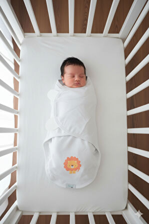 Baskılı Kulaklı Bebek Kundağı 0-3 ay