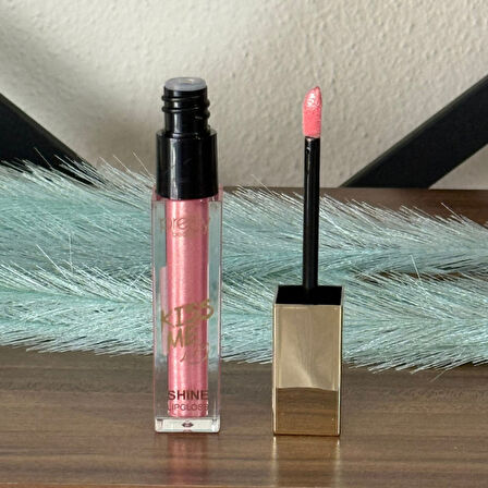 Sudedi Home Kiss Me Shine Lip Gloss - Pembe Işıltılı Dudak Parlatıcısı