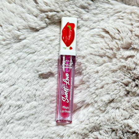 Sudedi Home Çileğin Büyüsüyle Işıldayan Dudaklar Magic Lip Gloss