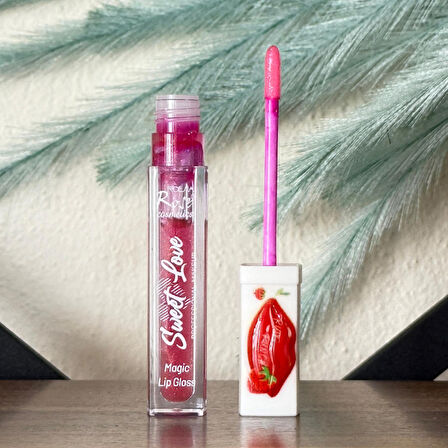 Sudedi Home Çileğin Büyüsüyle Işıldayan Dudaklar Magic Lip Gloss