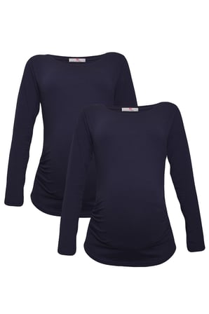 LuvmaBelly MYRA2302_2302 Hamile tshirt seti