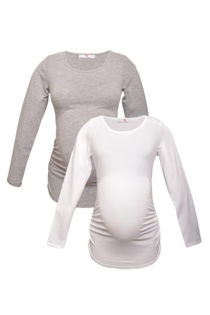 LuvmaBelly MYRA2304_2308 Hamile tshirt seti