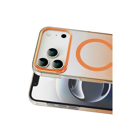 Apple İphone 17 Pro Glossy Magsafe Kapak - Turuncu
