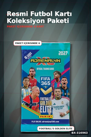 FIFA 365 Futbolcu Kartı Paketi 2026/2027 Koleksiyonu - 6 Kartlı 1 Paket BX-316963
