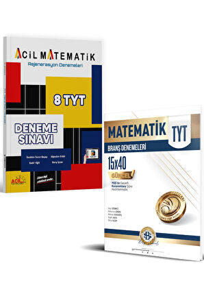 Bilgi Sarmal ve Acil Yayınları TYT 8'li Rejenerasyon ve TYT 15 x 40 Matematik Deneme Seti 2026