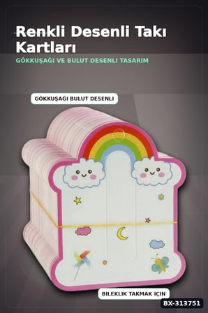 8x10 cm Bileklik Kartı 200 Adet Balya - Çocuk Bilek Kartı, Organizer Aksesuarı BX-313751