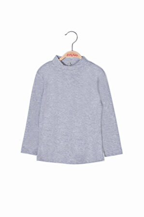 Trendless Kız Erkek Çocuk Bluz - Yarım Balıkçı Yaka Sweatshirt