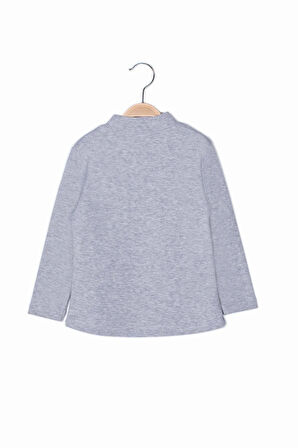 Trendless Kız Erkek Çocuk Bluz - Yarım Balıkçı Yaka Sweatshirt