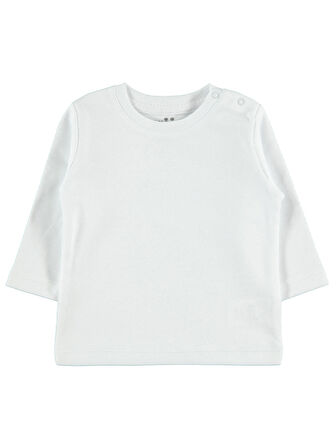 Civil Baby Bebek Penye Sweatshirt 3-9 Ay Beyaz