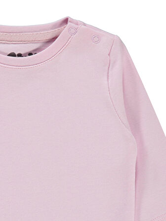 Civil Baby Bebek Penye Sweatshirt 3-9 Ay Pembe
